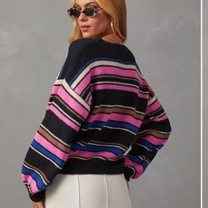 VICI Cosmic Striped Pullover Sweater